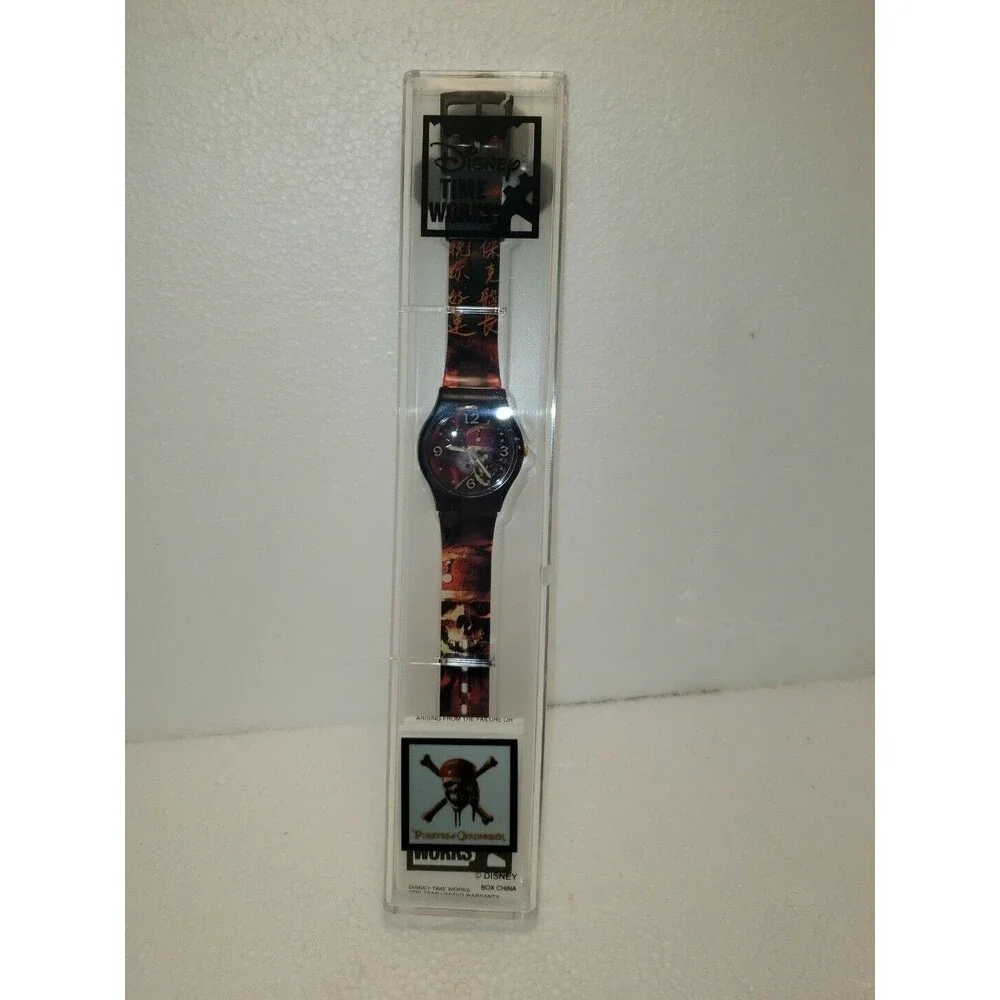 Vintage Disney Pirates of the Caribbean PROMO Watch Skull Special Edition NEW